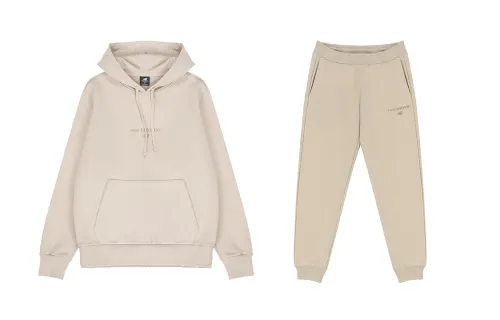 New Balance Sweatshirt Sets Men's Hooded Moderate