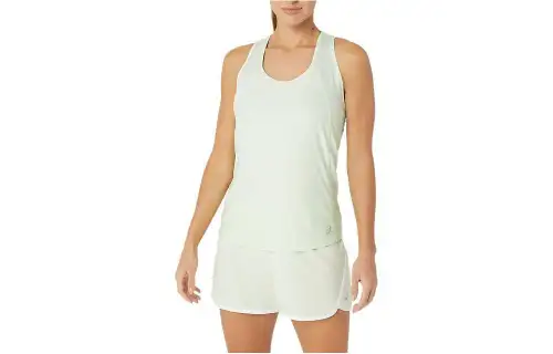 ASICS PR LYTE Tank Tops Women's Whispering Green Crew Neck Moderate Other