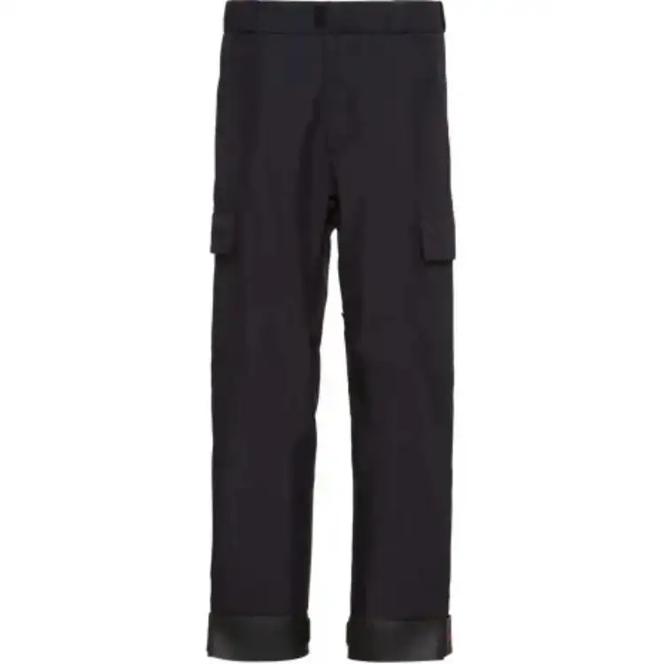 PRADA Ski Pants Men's Black Straight Fit