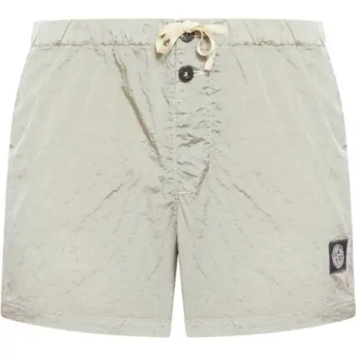 STONE ISLAND Swimming Shorts Men's Gypsum