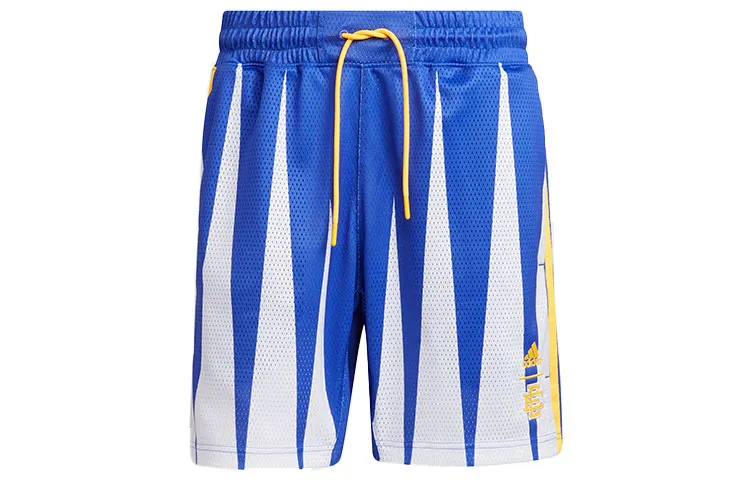 Adidas geometric-print shorts