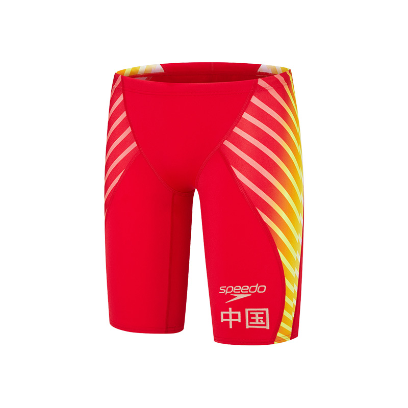 Speedo Five point Knee length Swimming Trunks Men’s Red