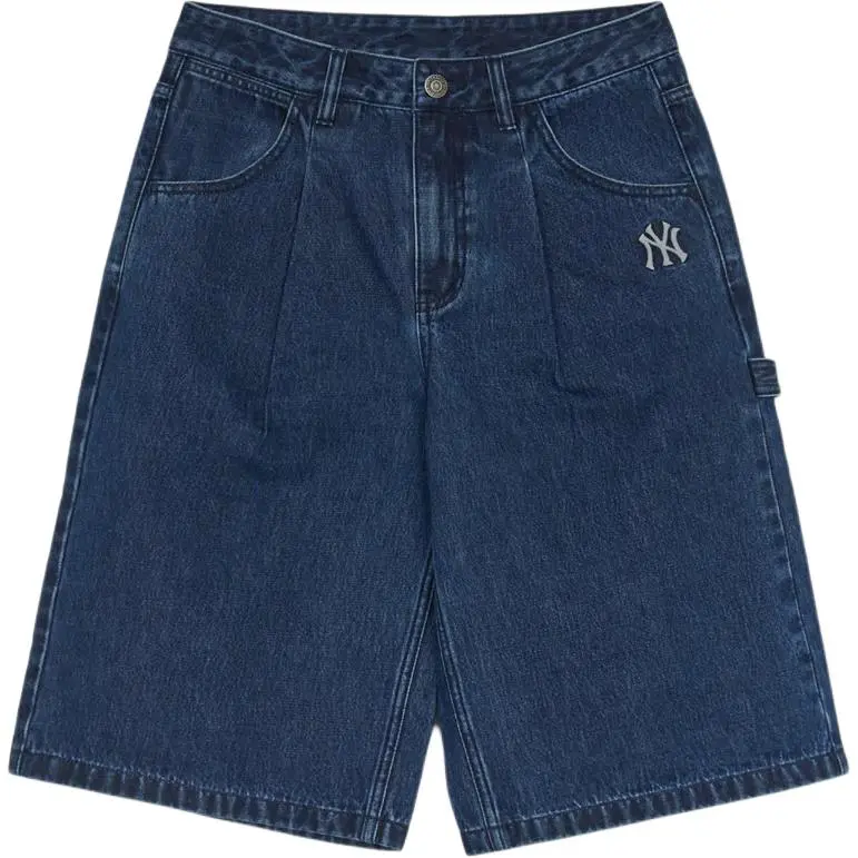 MLB Denim Shorts Men's Blue Moderate