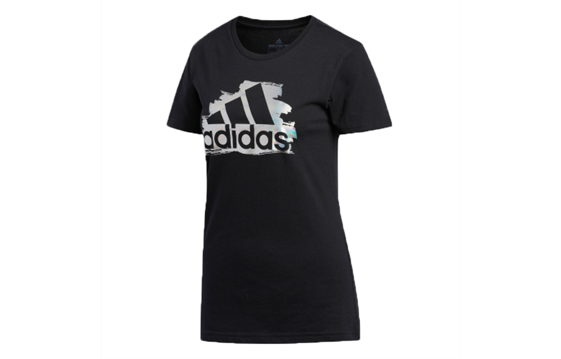 Женская футболка adidas logo T (черная) — фото 1