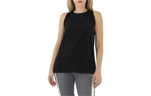 Burberry Tank Tops Women's Black Crew Neck Moderate Other