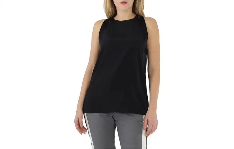 Burberry Tank Tops Women's Black Crew Neck Moderate Other