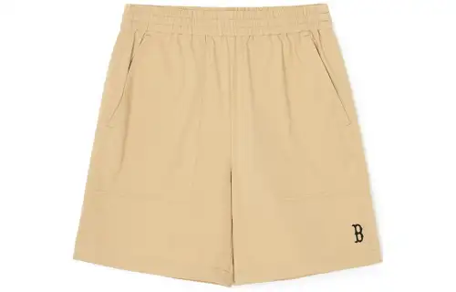 MLB Casual Shorts Unisex Beige Yellow