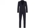 single-breasted wool-mohair suit