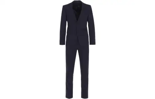 single-breasted wool-mohair suit