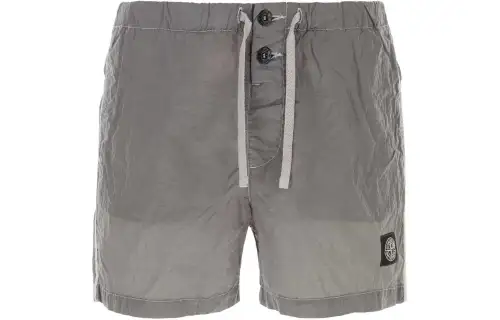 STONE ISLAND Slim Fit Metal Nylon Swim Trunks