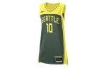 Nike Tank Tops Women's Green Straight Fit