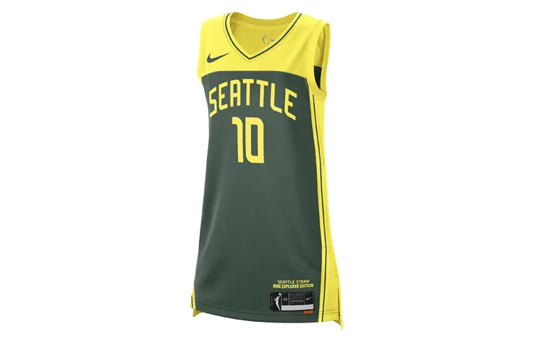 Nike Tank Tops Women's Green Straight Fit