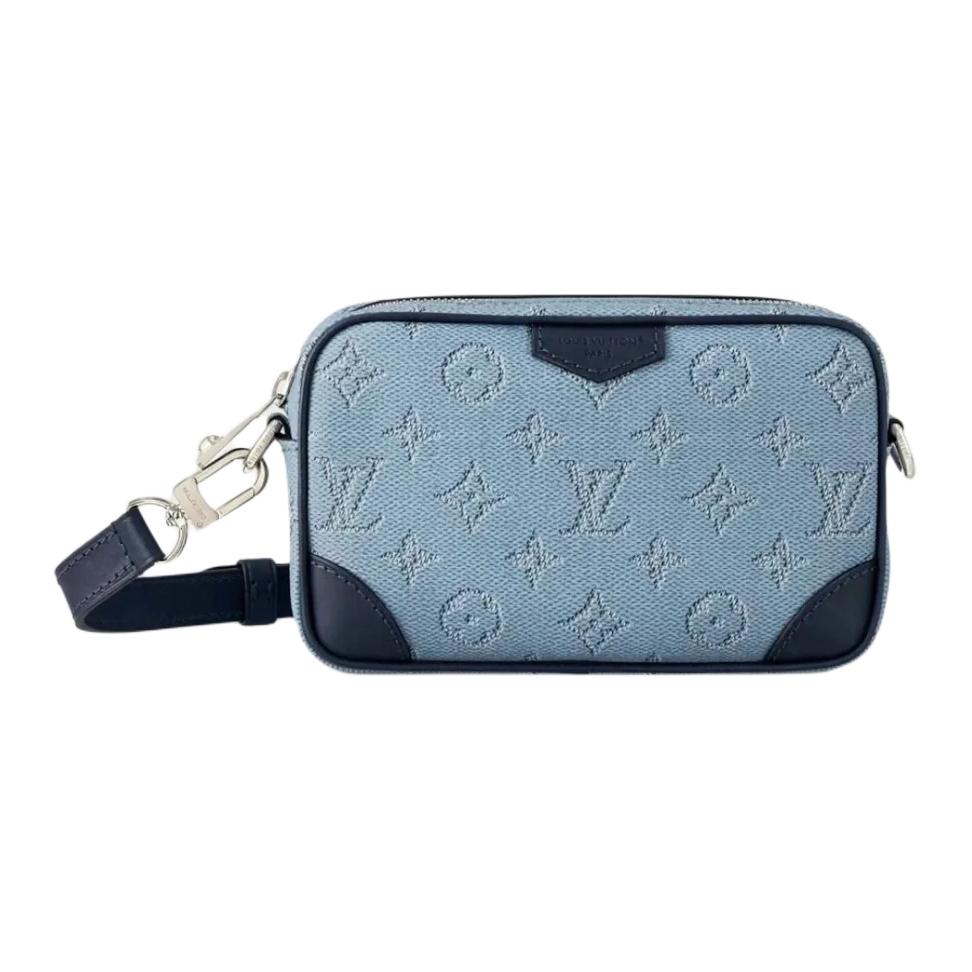Мужская сумка Louis Vuitton Trocadéro (синяя)