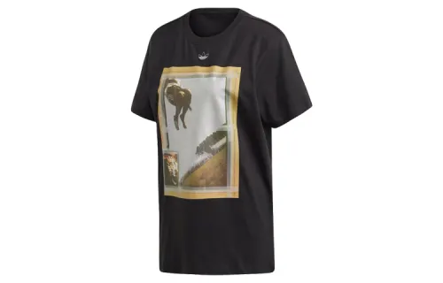 Adidas Originals T Shirts Women's Crew Neck Moderate