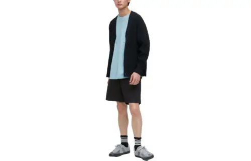 UNIQLO Casual Shorts Unisex Black Moderate