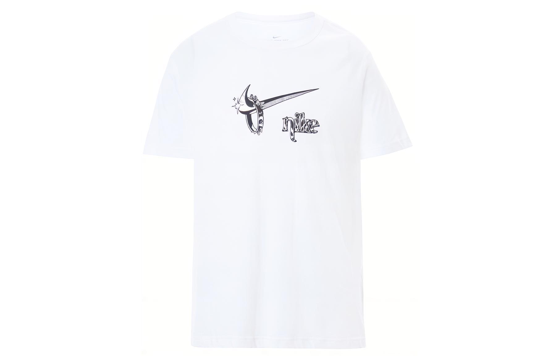 Женская футболка Nike Sportswear Boyfriend fit (белая)