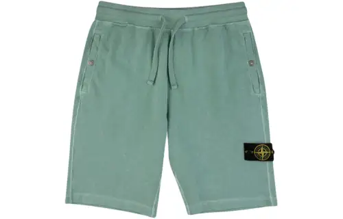 STONE ISLAND Logo Patch Drawstring Bermuda Shorts