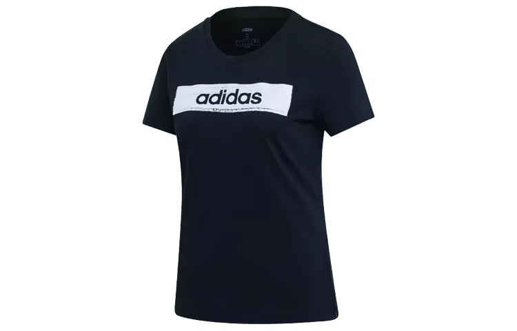 Adidas Set in Sleeve T Shirt Women's Black