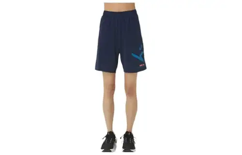 ASICS AIM Dry Casual Shorts Men's Blue Moderate