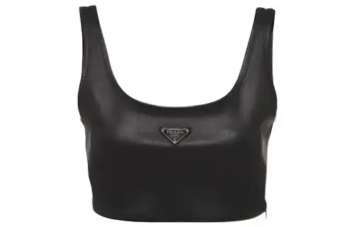 PRADA Tank Tops Women's Black Other