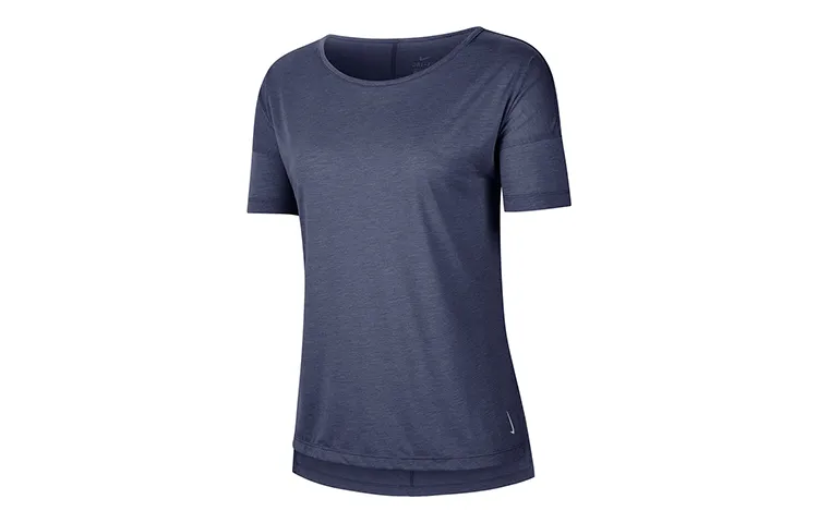 Nike T-Shirts Women's Blue Crew Neck Moderate Other