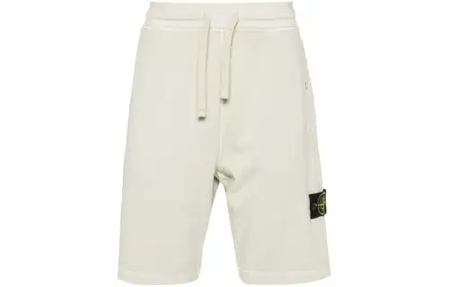 STONE ISLAND Compass badge Cotton Track Shorts