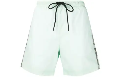 OFF WHITE Casual Shorts Regular Fit Men's Green