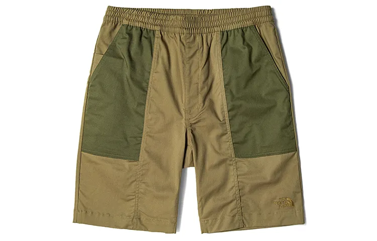 THE NORTH FACE Sports Shorts Men's Khaki Moderate Straight Fit Pants