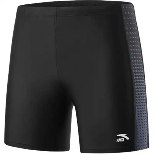 Anta Swimming Shorts Men's Black/Blue Color