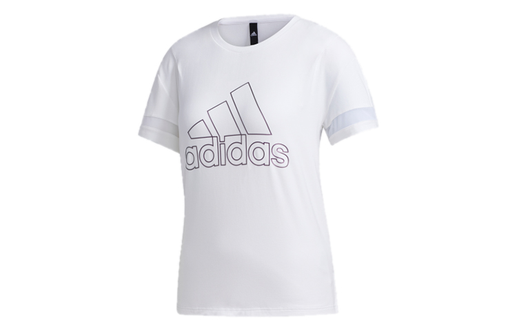 Женская футболка adidas (белая) — фото 1