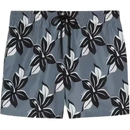 GUCCI Printed Technical Poplin Swim Shorts