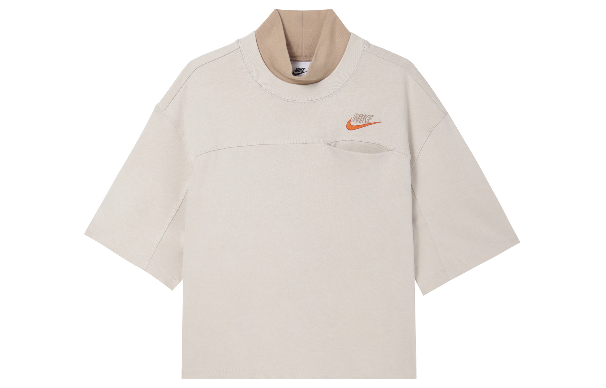 Женская футболка Nike Sportswear City Utility (светло-коричневая)