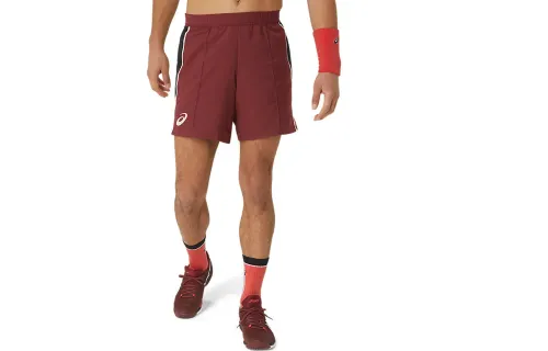 ASICS Match 7'' Short Casual Shorts Men's Red Moderate