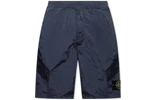 STONE ISLAND Logo Patch Elasticated Waist Shorts