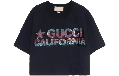GUCCI Pre Owned 2010s Cropped T shirt