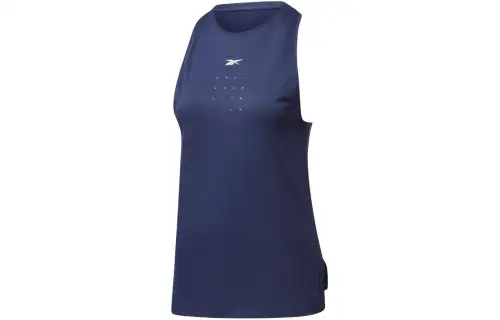 Reebok Lm Perforated Tank Top Women's Marine Blue