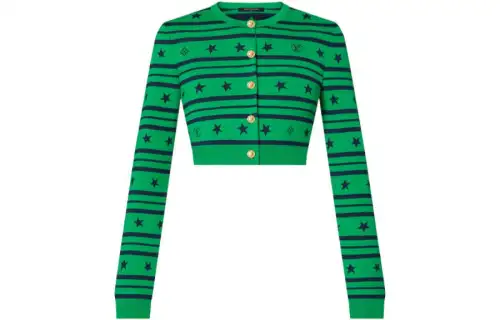 LOUIS VUITTON Summer Stardust SS22 Knitwear Women's Green