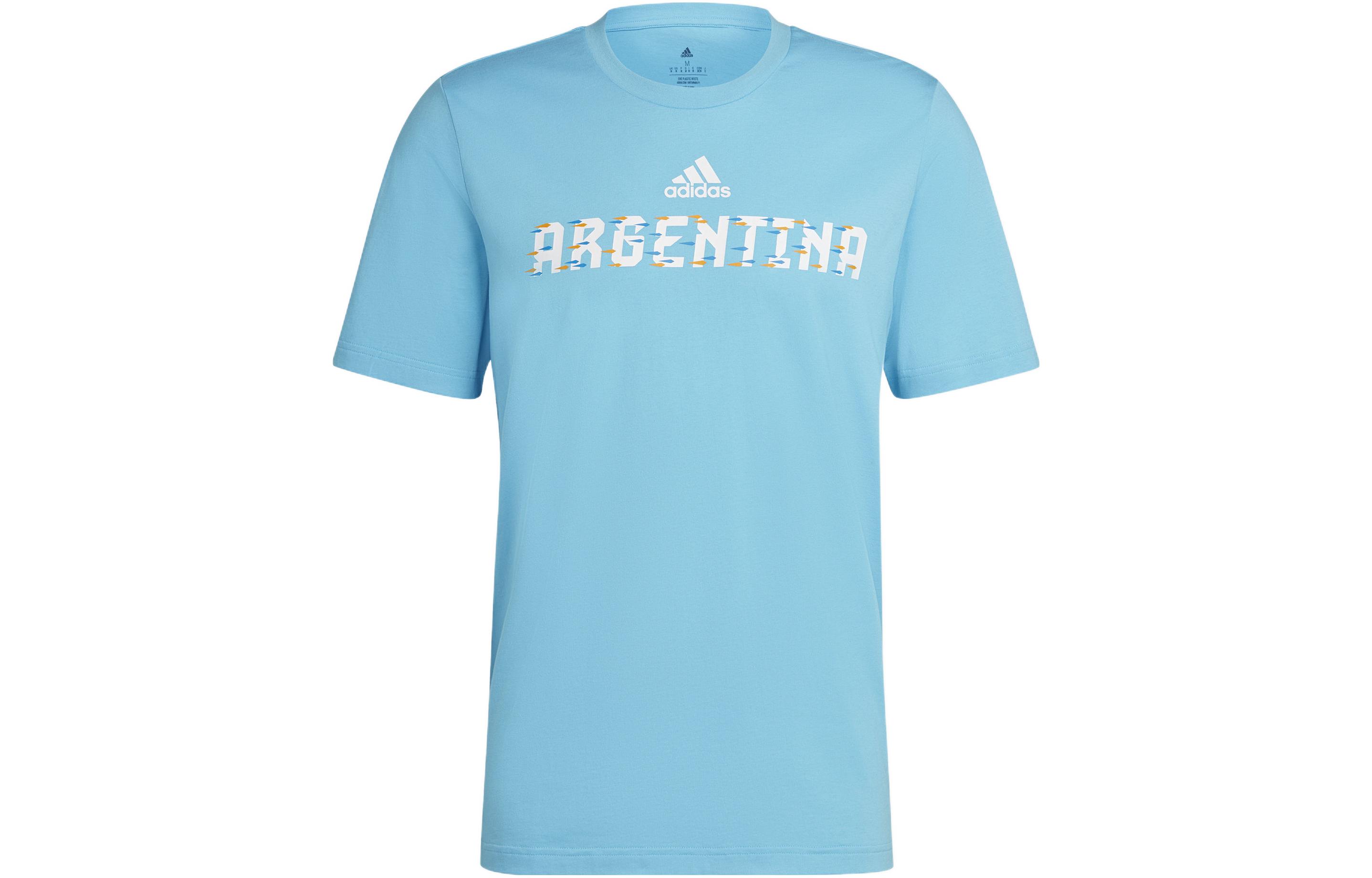 Adidas Argentina Soccer Jerseys Men’s Blue Moderate Straight Fit