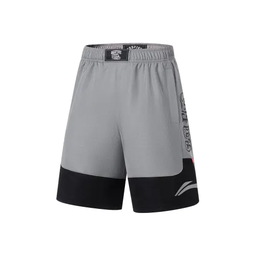 Li Ning Casual Shorts Men's Shark Gray Black