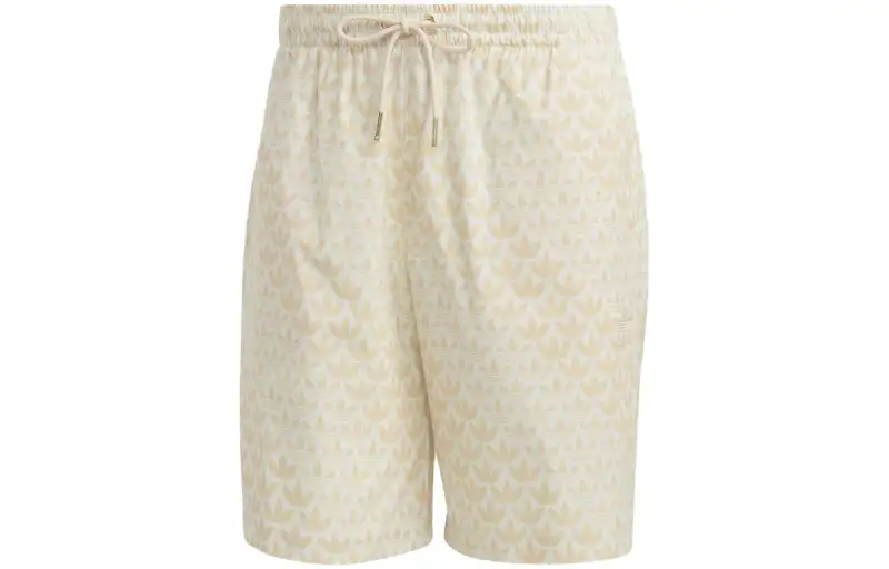 Adidas Originals Casual Shorts Men's Beige Moderate