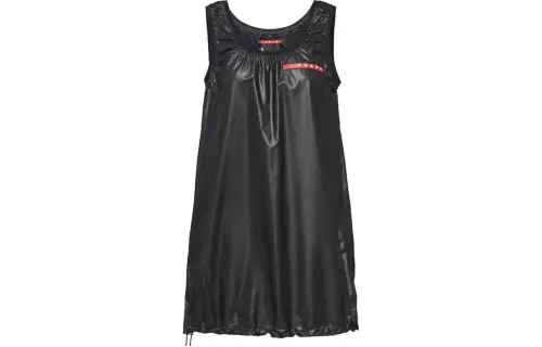 PRADA Tank Tops Women's Black Crew Neck Moderate Straight Fit