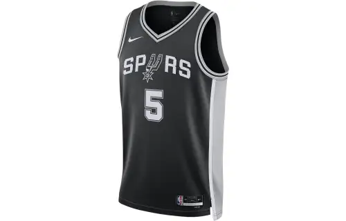 Nike NBA Dejounte Murray Murray No. 5 Spurs Team Limited SW Jersey Basketball Vest Men's Black