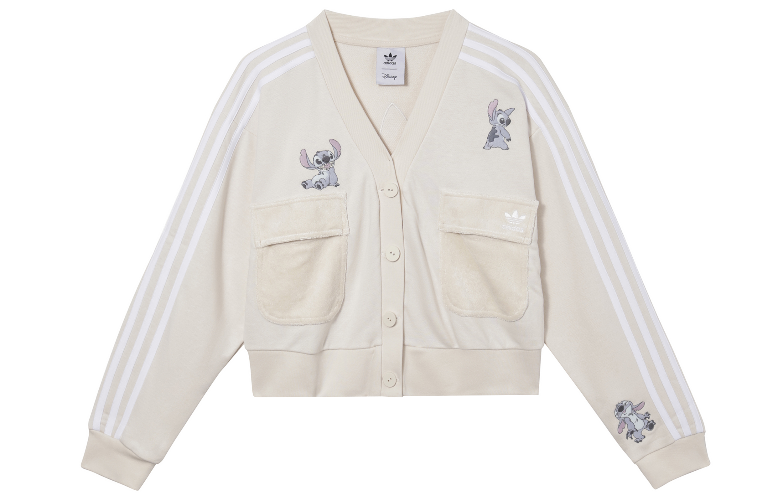 Женский кофта adidas (/ серо-белая)