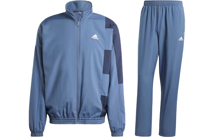 Adidas Sportswear Colorblock Tracksuit Casual Sportswear Men's Ink Blue