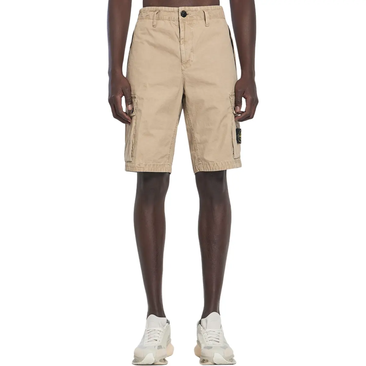 STONE ISLAND Cargo Shorts Men's Beige