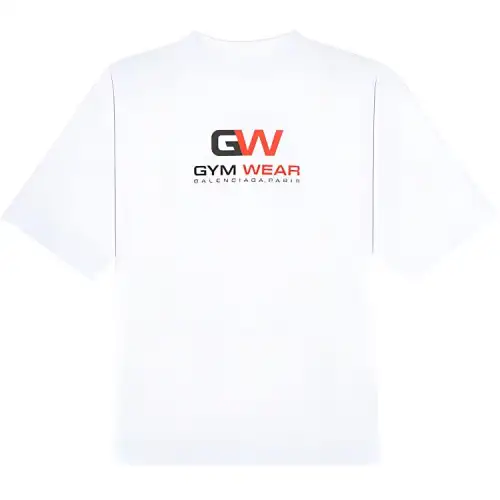 Balenciaga Gym Wear T Shirt 'White'