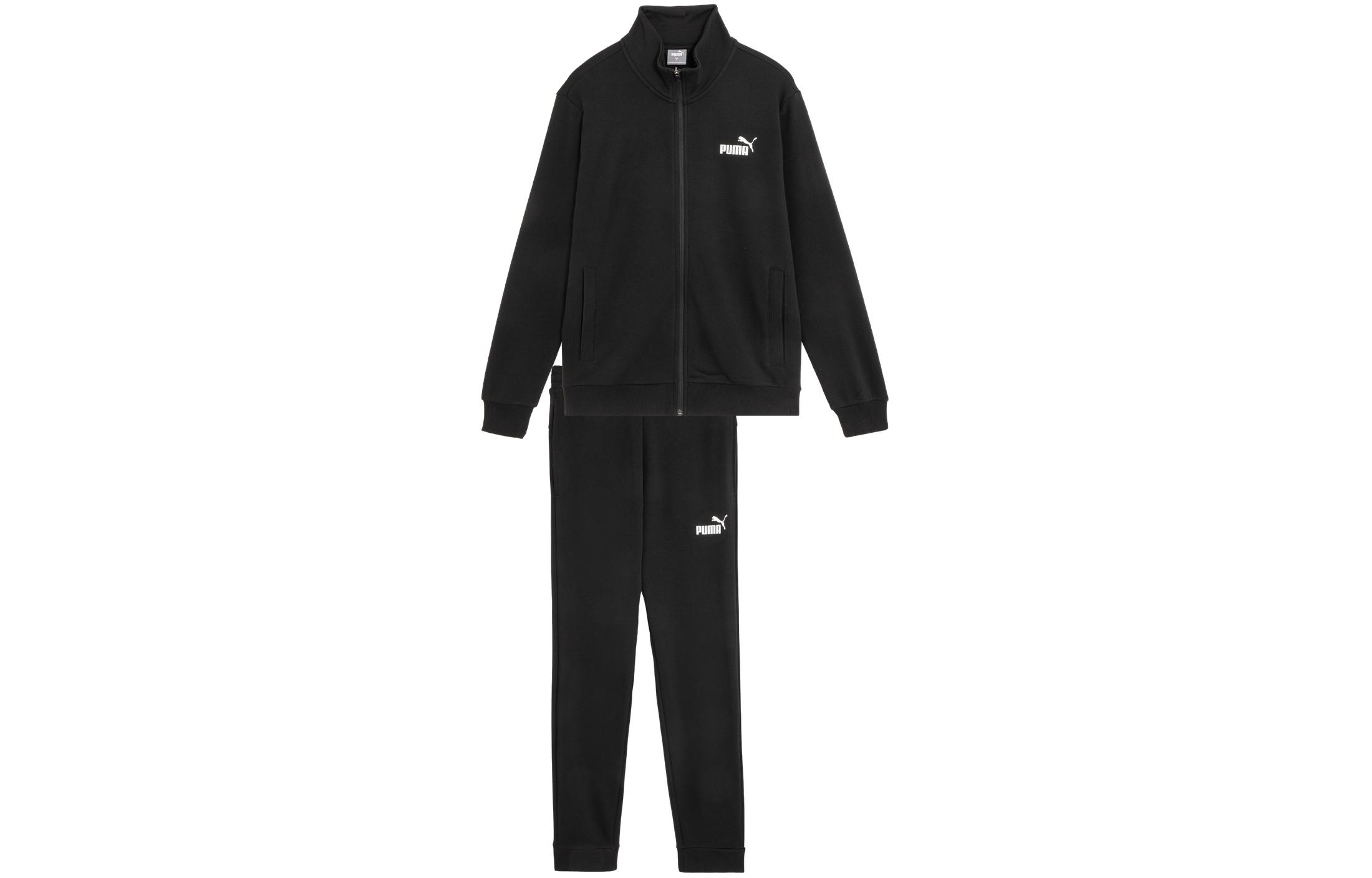 PUMA CLEAN SWEAT SUIT Casual Sportswear Men’s Black