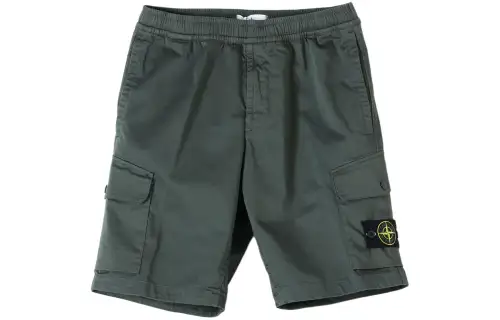 STONE ISLAND Casual Shorts Men's Green