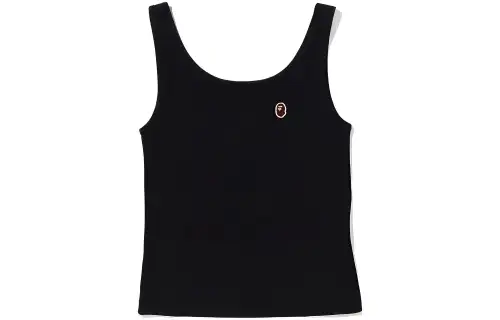Bape Ape Head One Point Tank Top Top Black