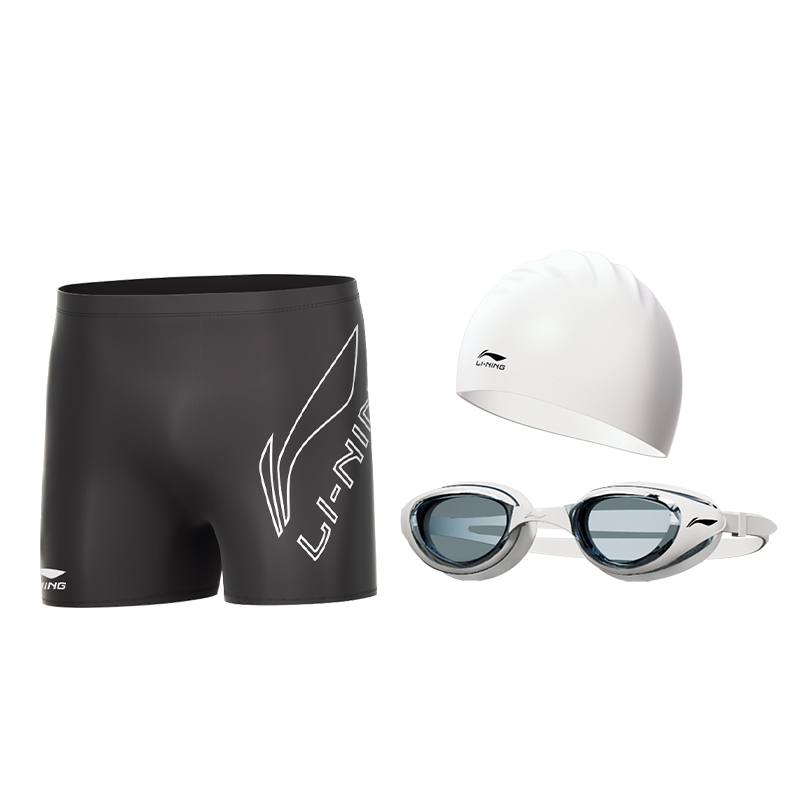 Li Ning Swimming Shorts Men’s Set Black